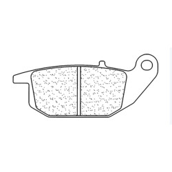 Plaquette de Frein Moto Arrière CL Brakes 1067RX3 - Syntérisé Route et Piste