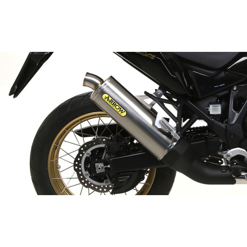 Ligne d'échappement ARROW Maxi Race-Tech embout Inox pour Africa Twin 1100 CRF  L (20-23) et Africa Twin ADV Sport (20-23)