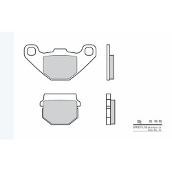 Plaquette de frein Avant Brembo 07HO1118