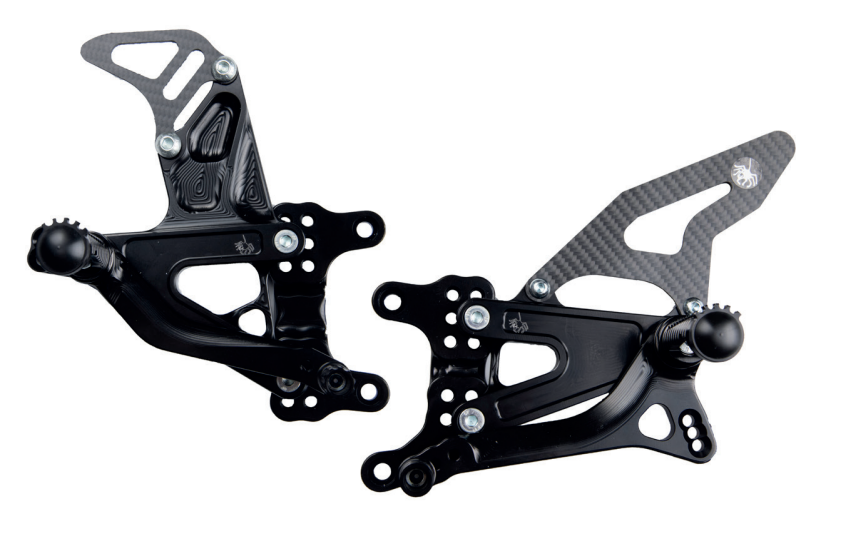 Commandes reculées Spider SSP Kawasaki Ninja ZX-6R (09-17)