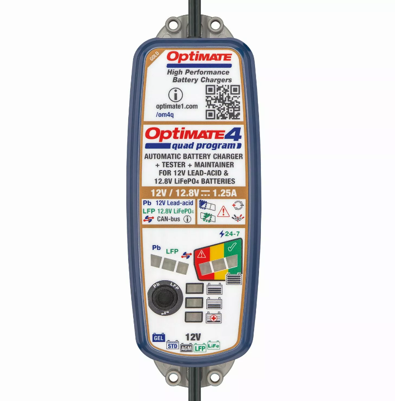 Chargeur de Batterie OptiMate 4 Quad Program