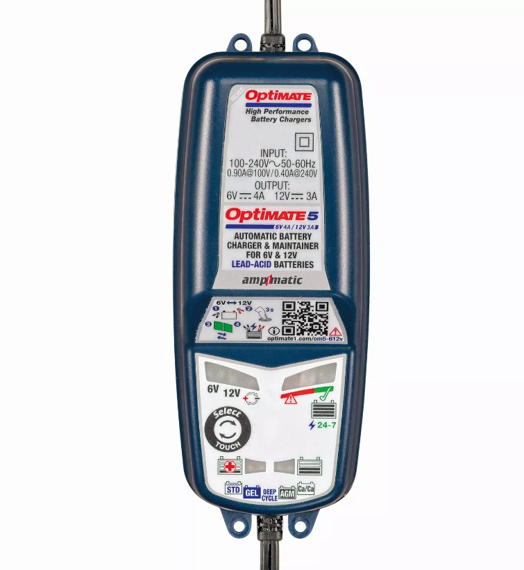 Chargeur de Batterie Optimate 5 6V/12V