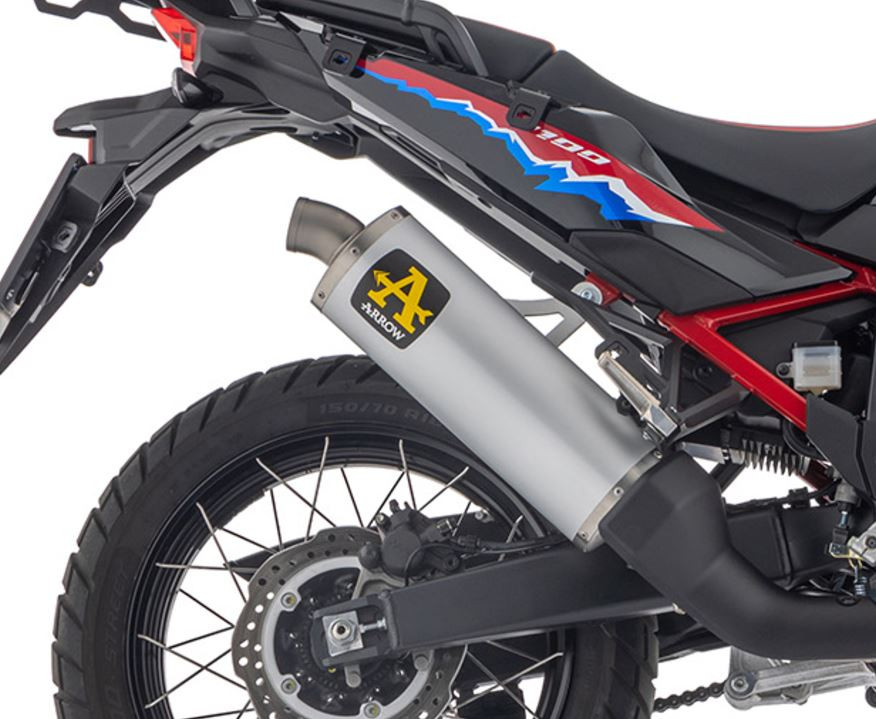 Ligne d'échappement ARROW Maxi Race-Tech embout Inox pour Africa Twin 1100 CRF  L (24-25) et Africa Twin ADV Sport (24-25)