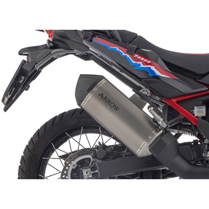 Silencieux Homologué ARROW Sonora pour Africa Twin 1100 (24-25) et Africa Twin ADV Sport (24-25)