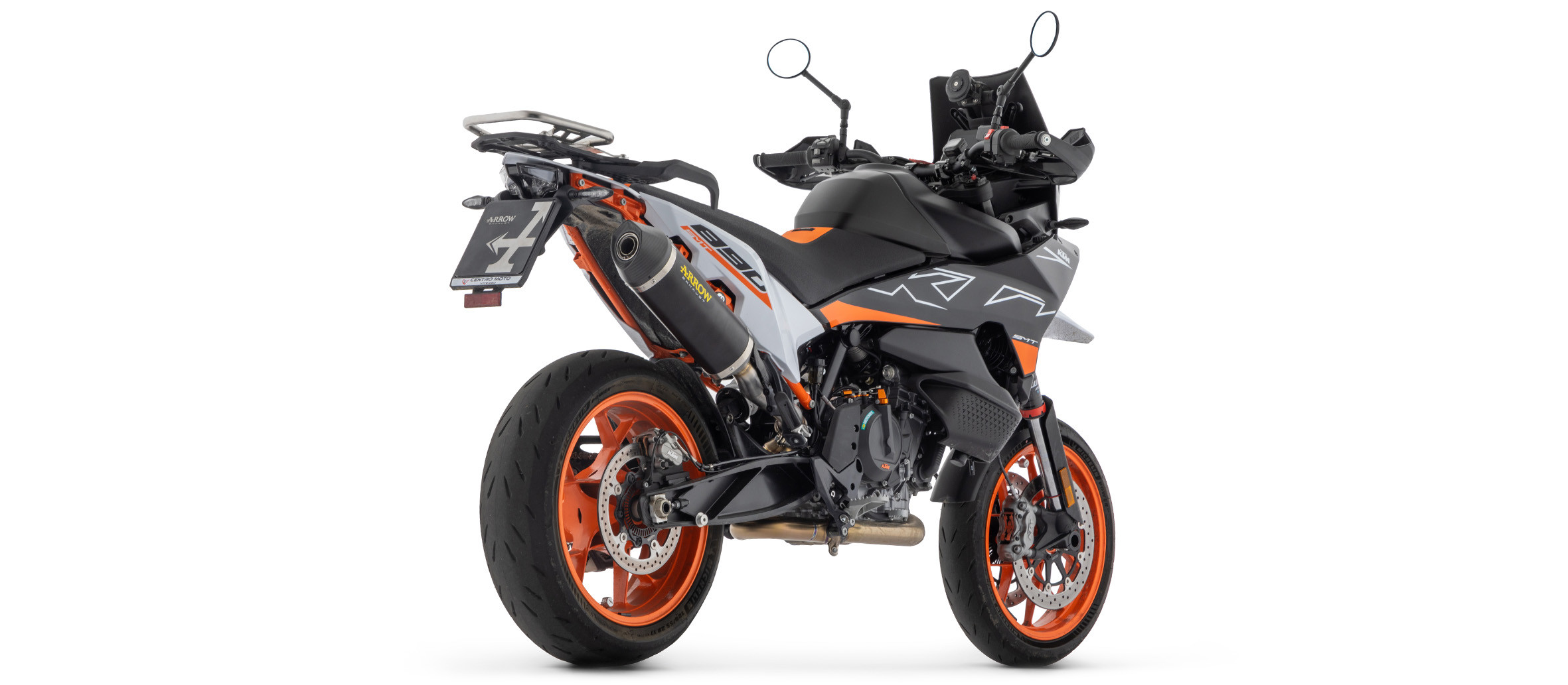 Silencieux ARROW Race-Tech + Décatalyseur Arrow pour KTM 890 SMT (24-25)