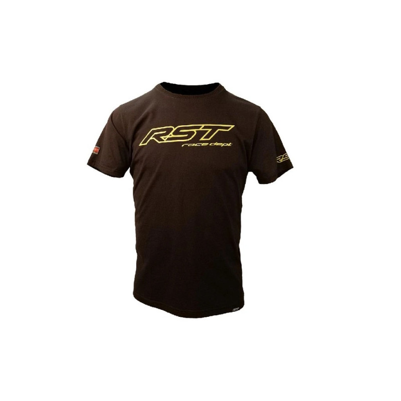 T-Shirt RST Logo Race Noir Jaune