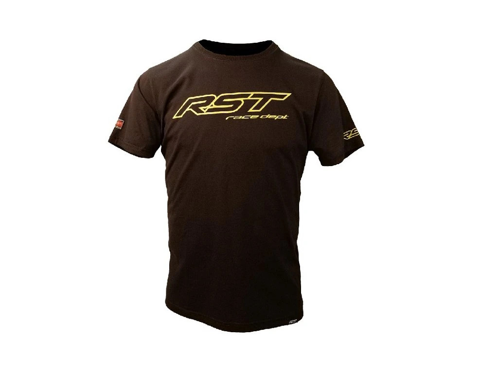 T-Shirt RST Logo Race Noir Jaune