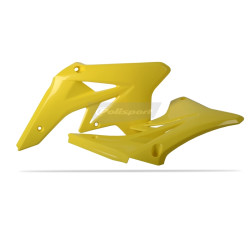 Ouie de Radiateur Jaune Polisport Moto pour Suzuki RM-Z250 (07-09) 8428400001