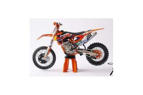  Maquette  Moto  1 12 me KTM 350 SX F 2014 Red Bull Cairoli 