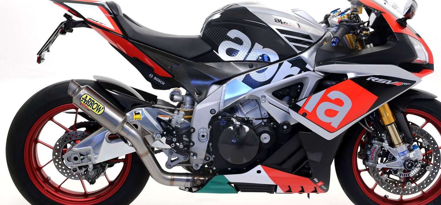 Silencieux Homologué ARROW GP2 pour Aprilia RSV4 RR et RF (15-16)