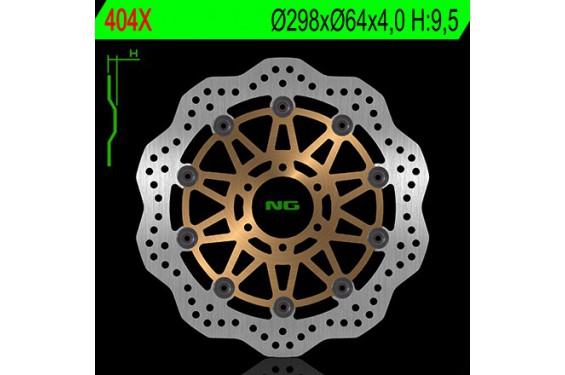 Disque de Frein Moto NG Brake Avant pour Ducati 906S (1989)