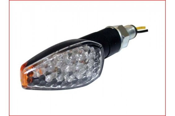 Lampe de signalisation à LED Tbest, lumière dynamique de moto, 2 pièces  clignotant à LED de moto clignotant dynamique IPX66 étanche universel M10 