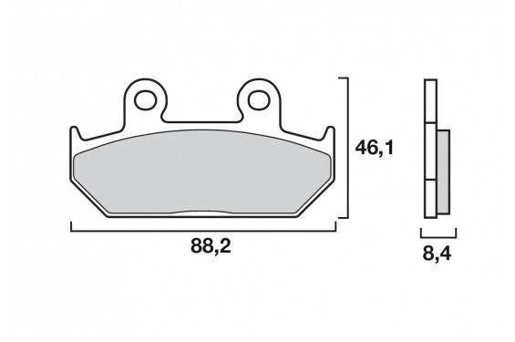 Plaquette de Frein Moto Avant CL Brakes 2310A3+