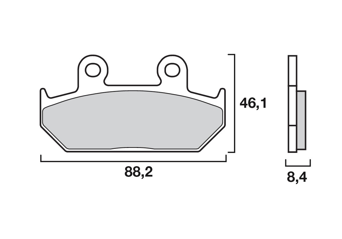 Plaquette de Frein Moto Avant CL Brakes 2310A3+