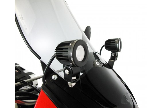 Support haut de Feux Additionnels Moto Denali pour Kawasaki KLR 650 E (2008-2013)