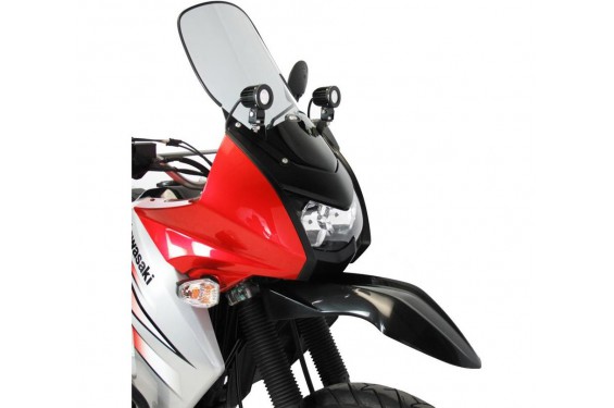 Support haut de Feux Additionnels Moto Denali pour Kawasaki KLR 650 E (2008-2013)