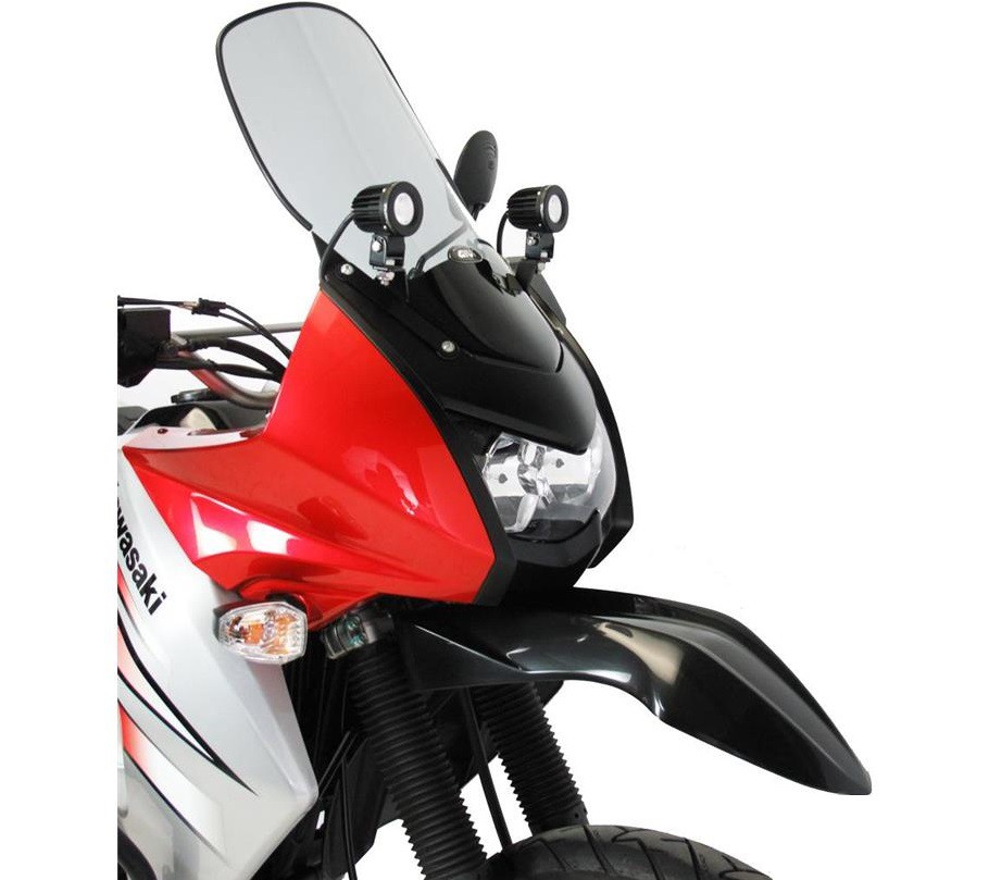 Support haut de Feux Additionnels Moto Denali pour Kawasaki KLR 650 E (2008-2013)