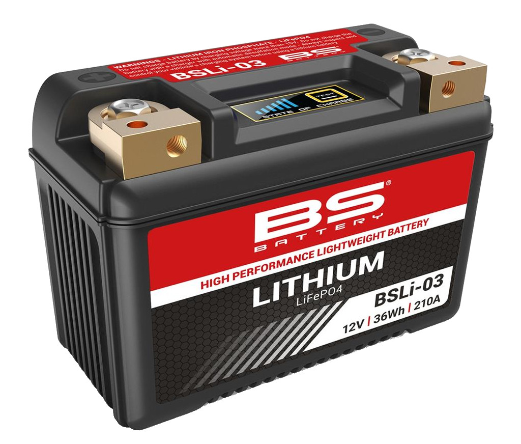 Batterie Moto Lithium BSLI-03 (YTX9-BS / YTX7A-BS / YT9B-BS) BS