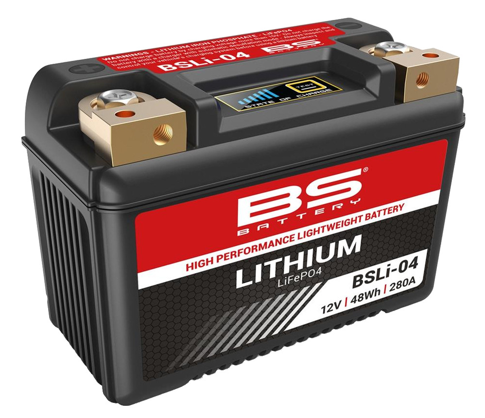 Batterie Moto Lithium BSLI-04 (YTZ10S / YT12B / YT14B / YTX14AH