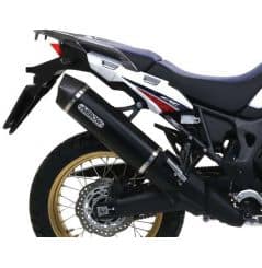 Silencieux ARROW Maxi Race-Tech Embout Carbone pour Africa Twin Adventure Sport 1000 (18-19)