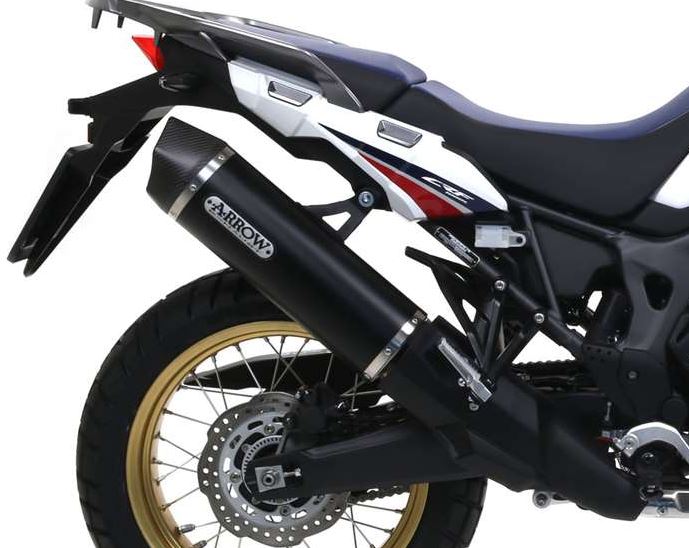 Silencieux ARROW Maxi Race-Tech Embout Carbone pour Africa Twin Adventure Sport 1000 (18-19)