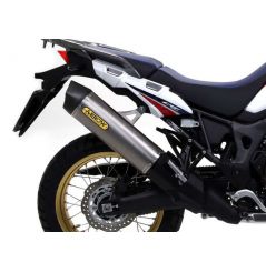 Silencieux ARROW Maxi Race-Tech Embout Carbone pour Africa Twin Adventure Sport 1000 (18-19)