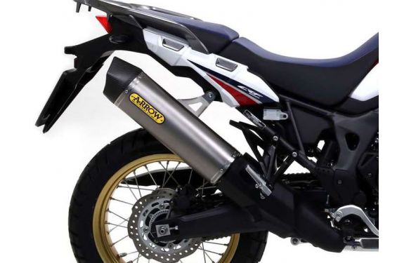 Silencieux ARROW Maxi Race-Tech Embout Carbone pour Africa Twin Adventure Sport 1000 (18-19)