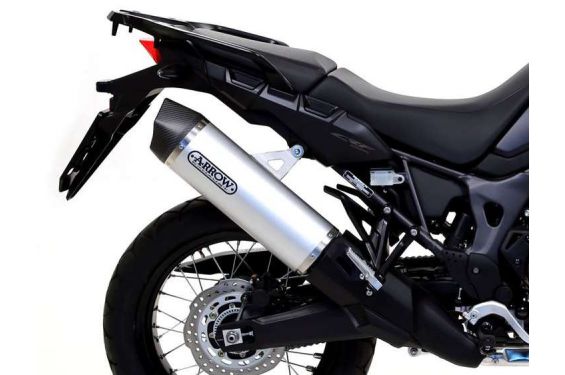 Silencieux ARROW Maxi Race-Tech Embout Carbone pour Africa Twin Adventure Sport 1000 (18-19)