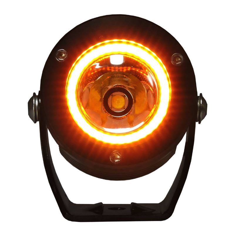 Feux additionnels LED Tecno Globe moto : , feu de moto