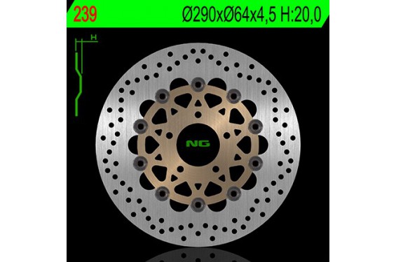 disque frein avant VMX 260mm SX/F, EXC/F 1998-2024, TC/FC 14-24, TE/FE  14-24, EC/F et MC/F 21-24