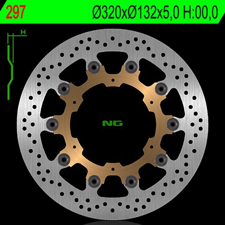 Disque de frein NG Brake avant Yamaha YZF-R7 (99-02) 297