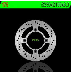 Disque de frein arrière NG Brake pour Kawasaki Zephyr 750 (91-98) 175