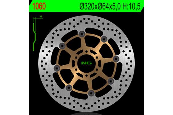 Disque de frein NG Brake avant pour Benelli BN 302 (14-19) 1060