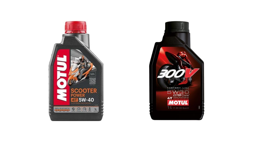 5w30 5w40 motul 4t moto 300v