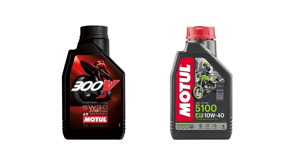 motul 5w30 4t 300v 5100 10w40 moto huile