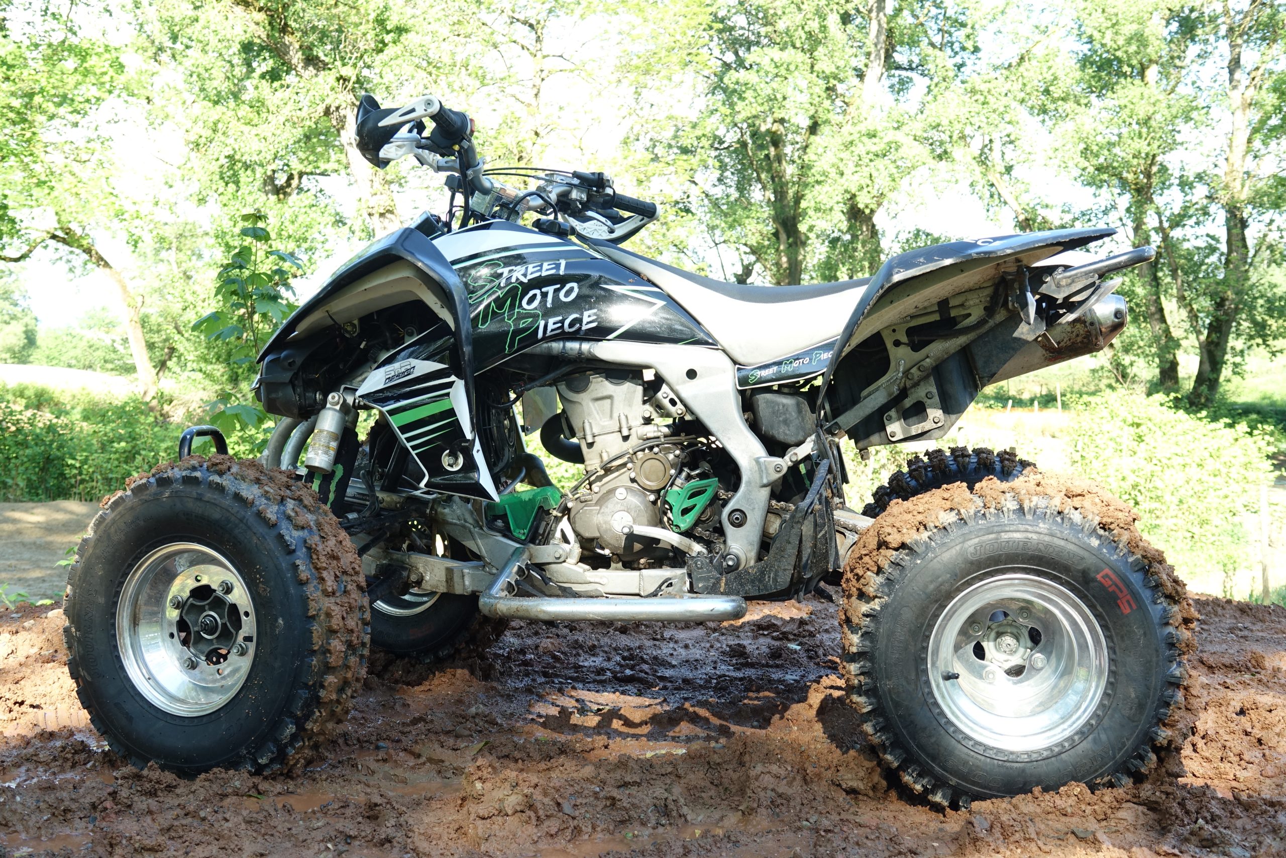 Quad Kawasaki 450 street moto piece