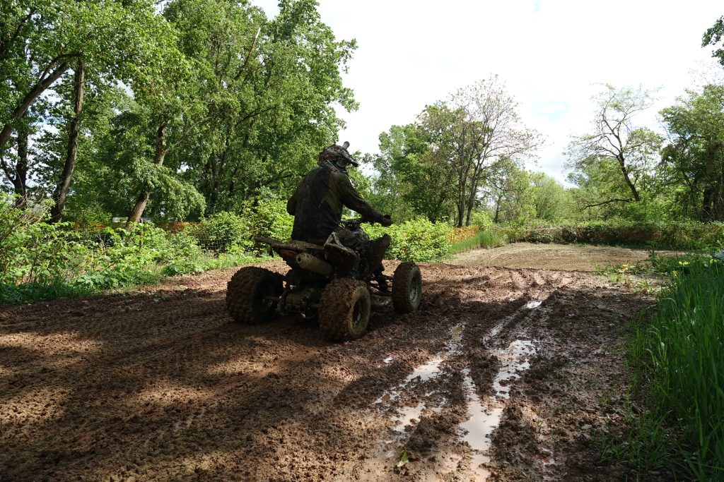 Quad Kawasaki 450 street moto piece