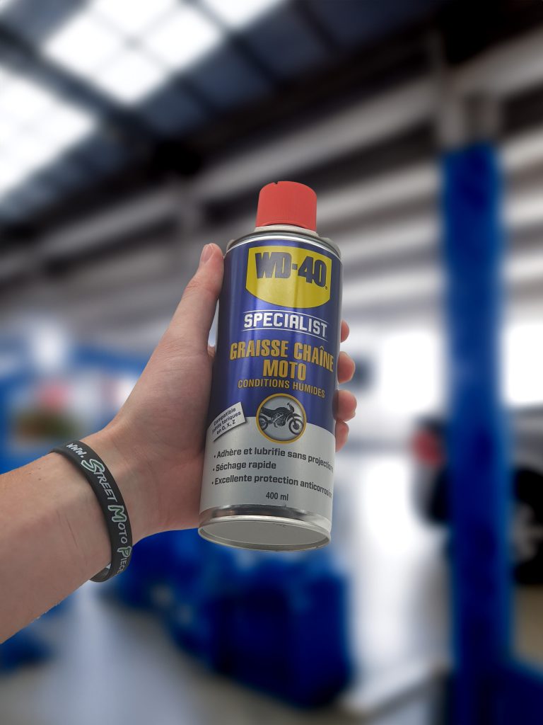 WD-40 Specialist Graisse Chaine Moto Conditions Humides