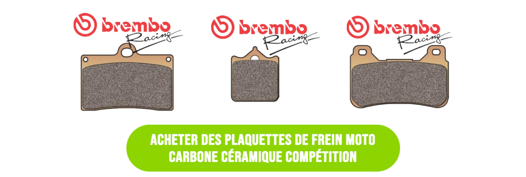 Plaquette de frein moto Carbone Céramique Compétition brembo brenta street moto pièce