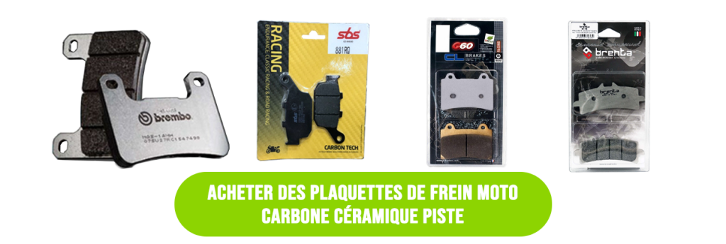 Plaquette de frein moto Carbone Céramique Piste sbs brembo brenta street moto pièce