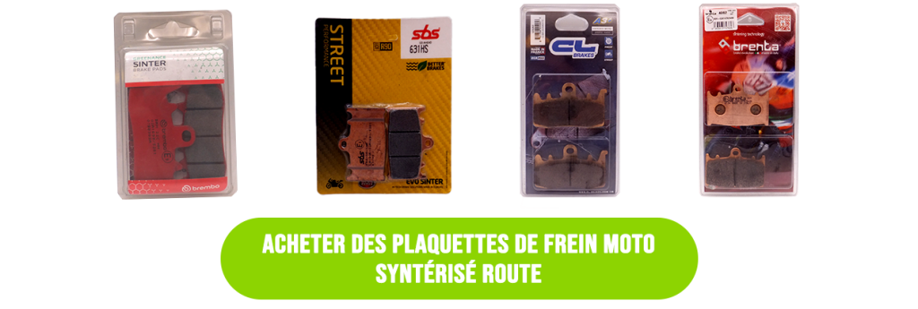 Plaquette de frein moto Syntérisé Route brembo brenta street moto pièce